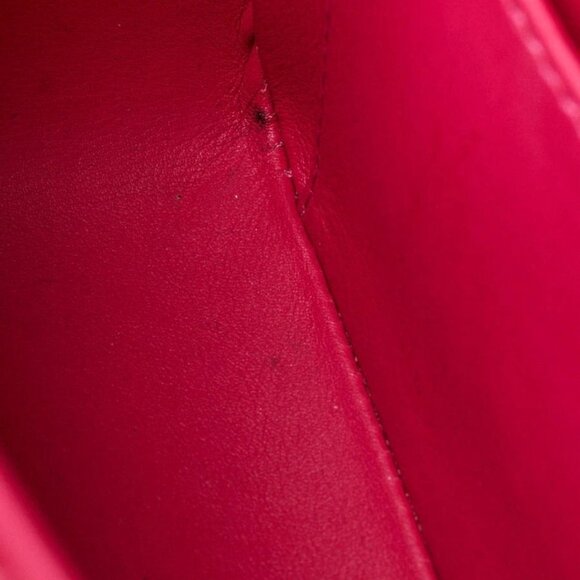 Chanel Fuchsia Python Classic Rectangular Mini Flap Bag - Picture 9 of 12